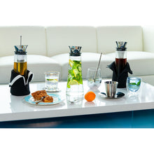 1L Glass Fridge Carafe with Stainless Steel Tea Filter