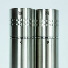 Stainless Steel Salt & Pepper Mill Set with Ceramic Grinder