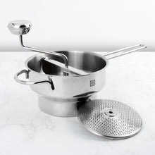 Stainless Steel Food Mill with 2 Interchangeable Disks