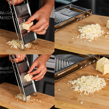 Multi-Purpose Slicer and Grater with Removable Attachments