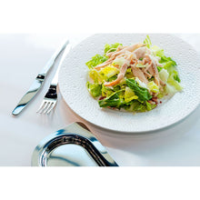 Intaglio Porcelain Plate Set of 4 (White)