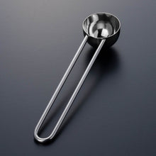 Polished Double Wall Stainless Steel Cappuccino Cup with Saucer (6 oz.) + Coffee Measuring Spoon (14cm)
