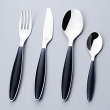 Noir Matte 24-Piece Flatware Set