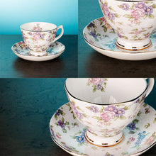 Fine Bone China Tea Cup Set of 8 (Floral)