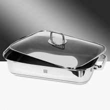 Non-Stick Roasting Pan With Glass Lid