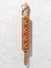 Engraved Rolling Pin (Christmas Symbol Pattern)