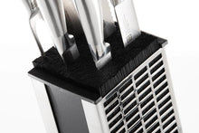 Stainless Steel Bristle Knife Block