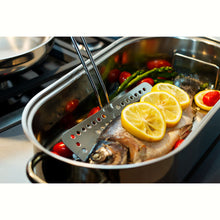 Wide Fry Spatula with Twin Wire Handle