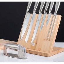 Bamboo Magnetic Knife Block
