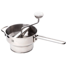 Stainless Steel Food Mill with 2 Interchangeable Disks