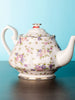 Fine Bone China Floral Tea Pot with Cover