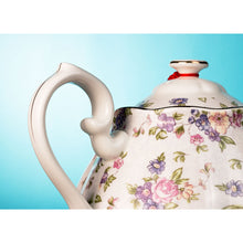 Fine Bone China Floral Tea Pot with Cover