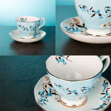 Fine Bone China Tea Cup Set of 8 (Floral)